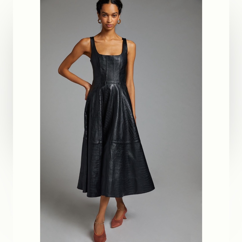 NWT Vegan Leather Dress